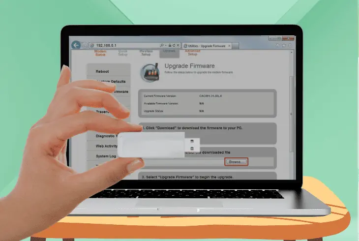 save the update file to usb dribe
