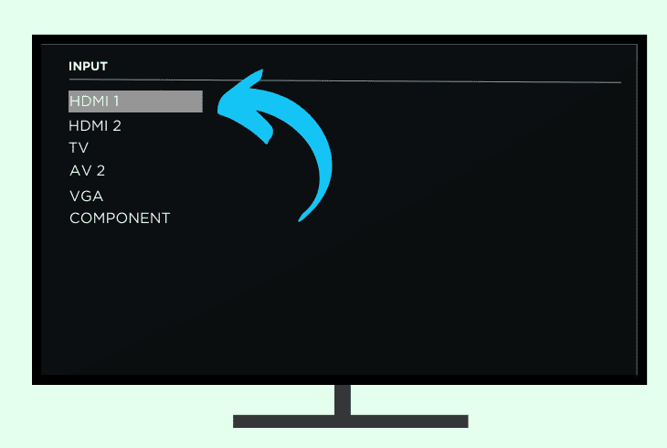 check the selected tv source