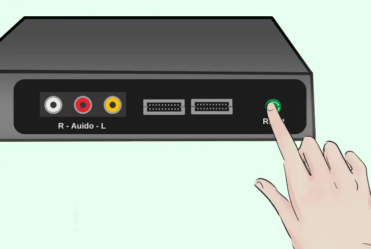 reset spectrum box to initial settings