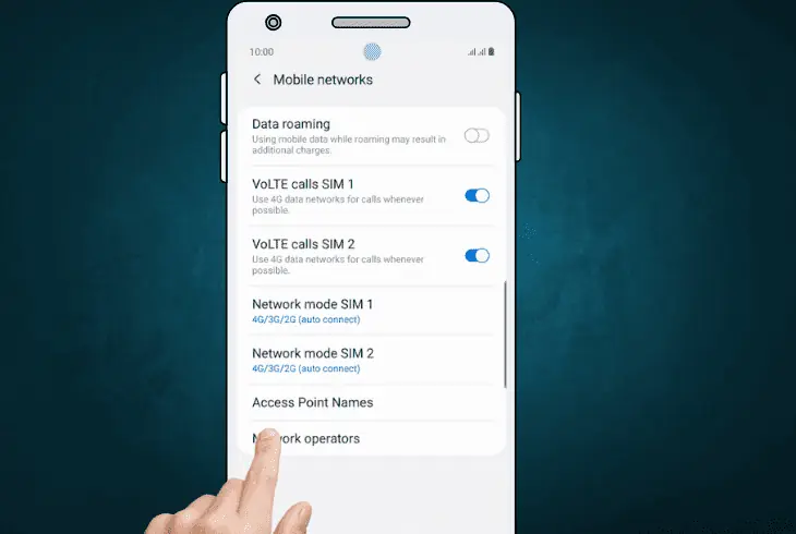 set your phone to connect manually