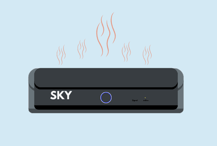 check for sky box overheating