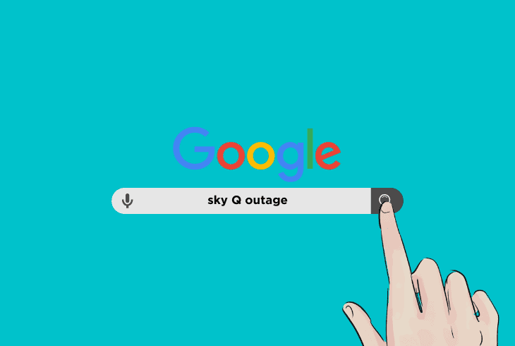 identify an ongoing sky outage