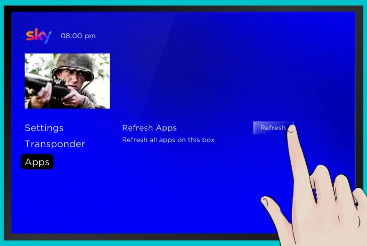 refresh the sky q applications