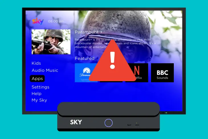 paramount plus malfunction on sky q