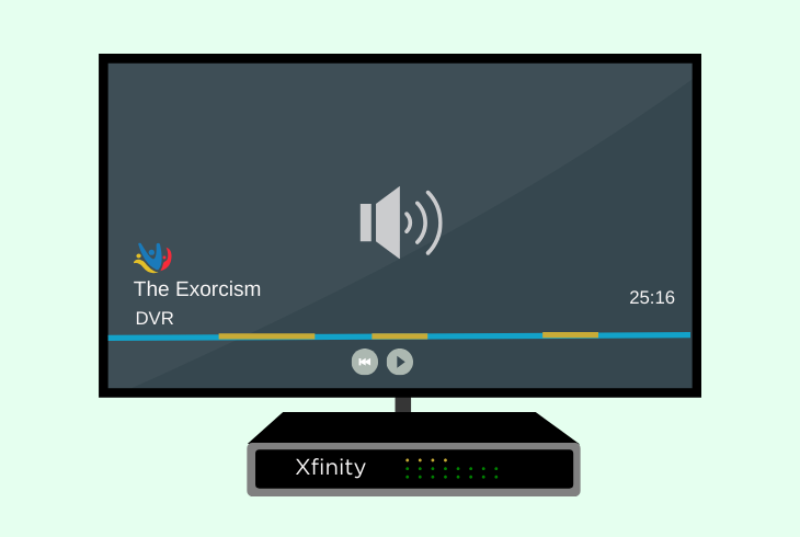 xfinity sound but no picture explained