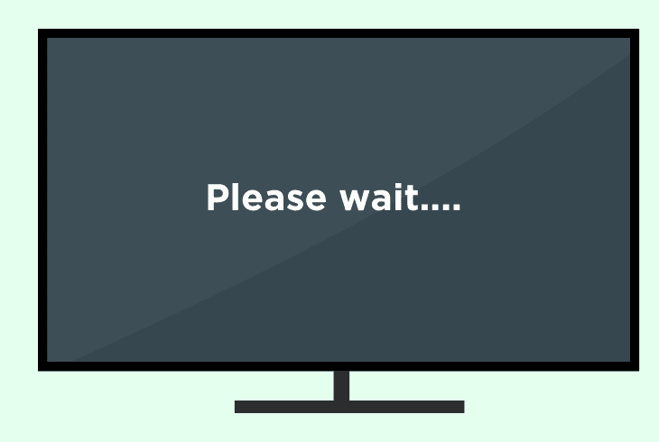 what does please wait mean on spectrum