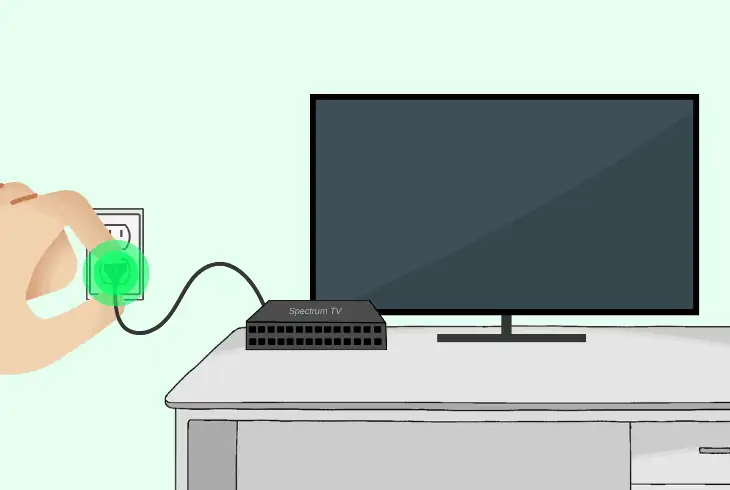 power cycle the spectrum setup