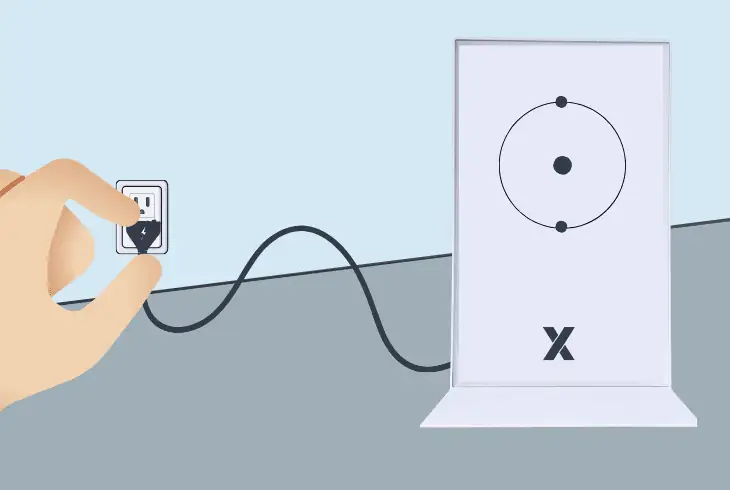 power off the starlink devices