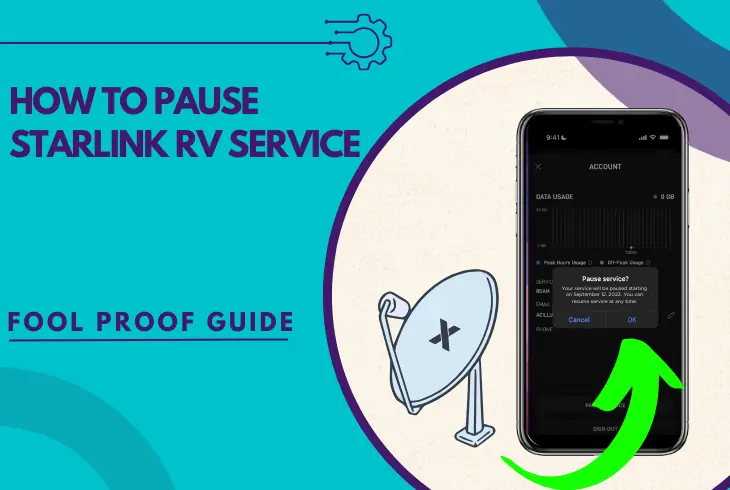how to pause starlink rv service