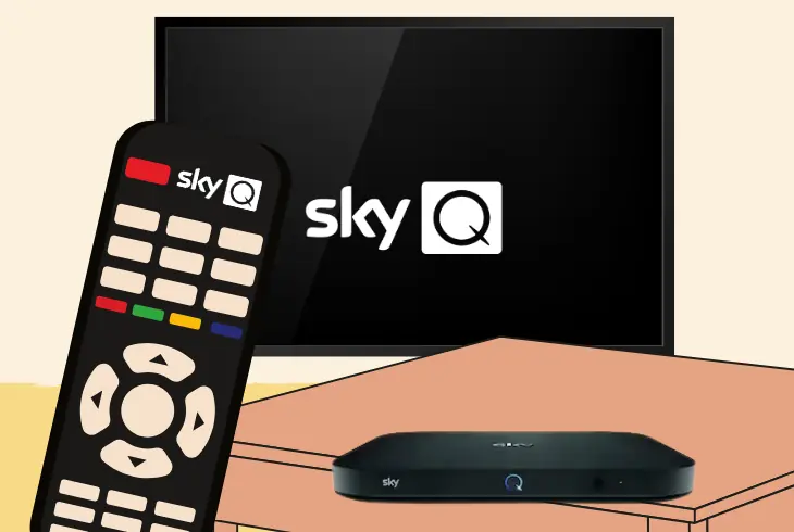 how sync sky q remote to box
