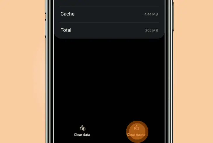 clear the hive app’s system cache