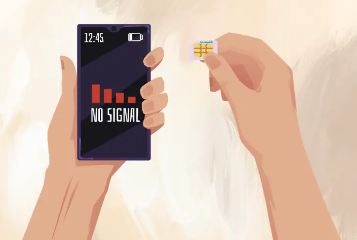test the sim on another phone