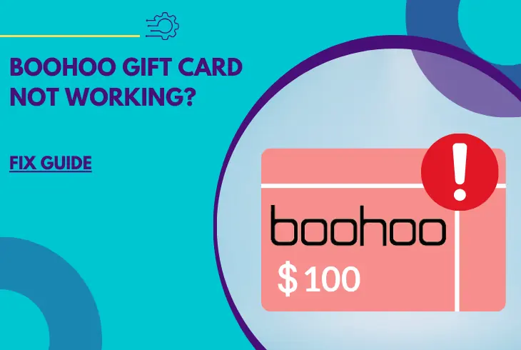 boohoo gift card not working