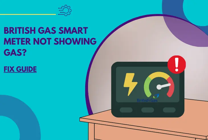 british gas smart meter not showing gas