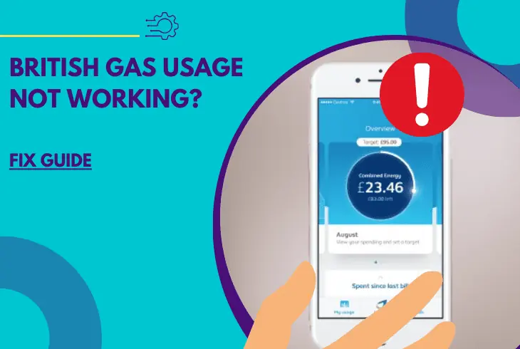 british gas usage not working