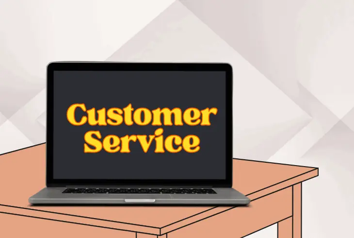a customer service and support