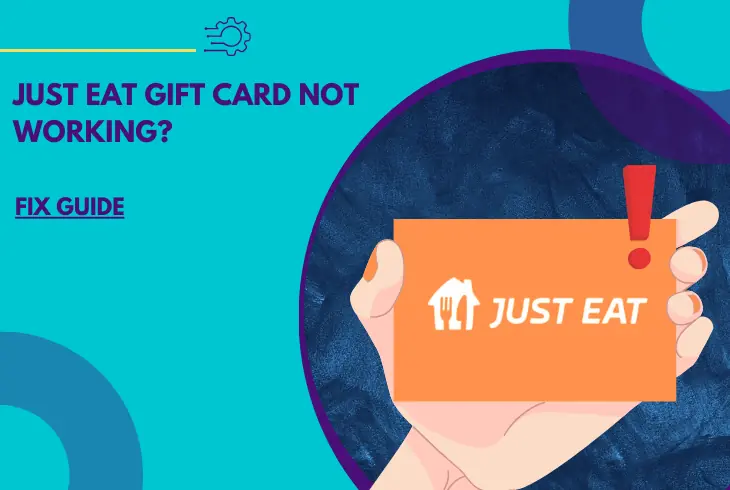 just eat gift card not working