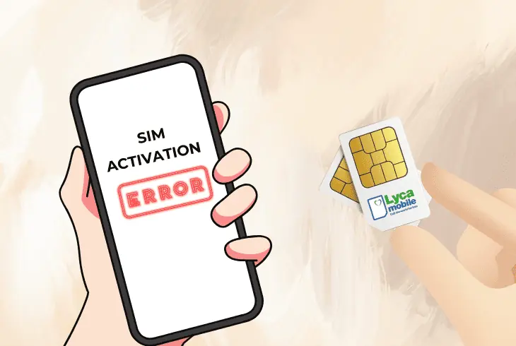 fix the lycamobile sim not working