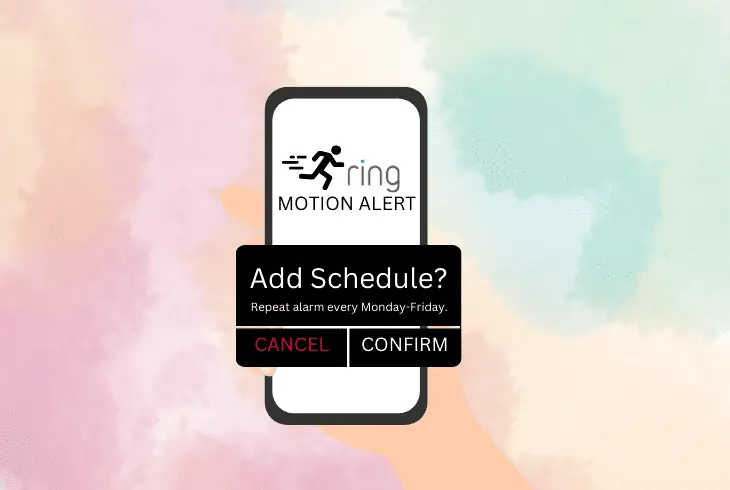set the motion schedule
