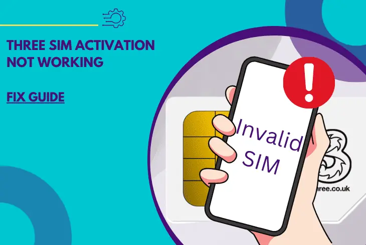 three sim activation not working
