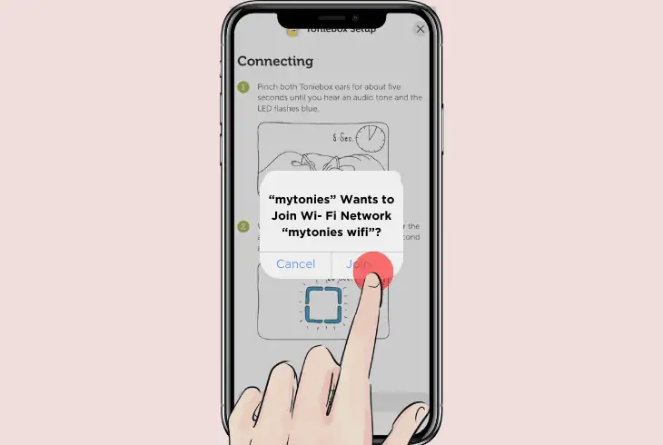 reconnect the toniebox with wi-fi