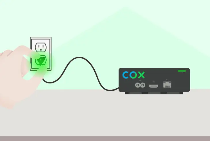 unplug the tv box from the power