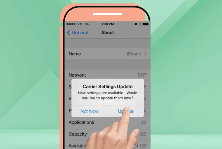 update the phone carrier