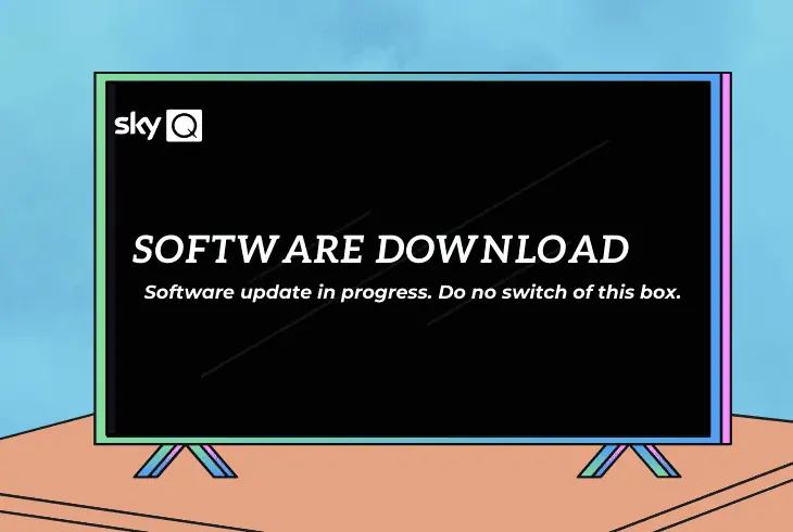 update the sky q software