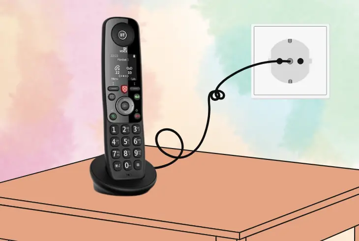 use the phone line cord