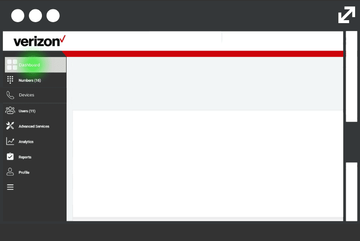 go to your verizon dashboard