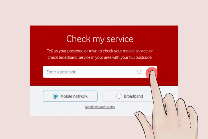 check for a vodafone service outage