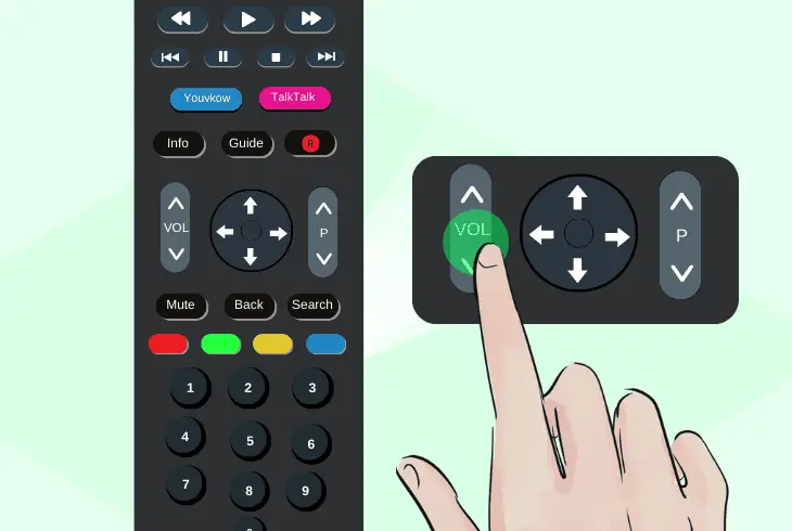 talktalk remote volume not working