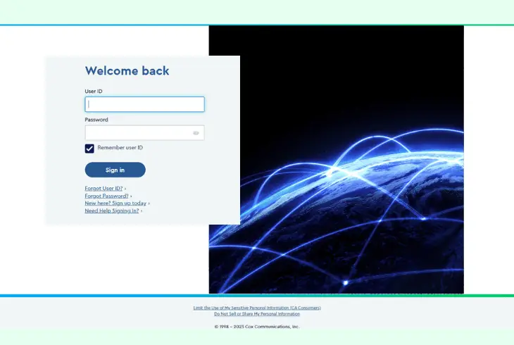 reset your setup from the web