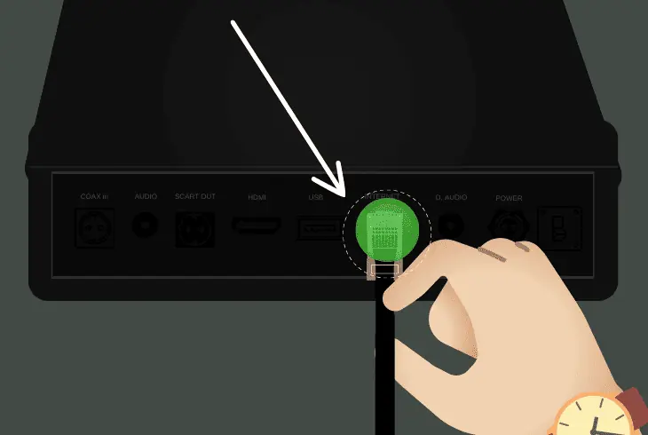 switch to a wired connection