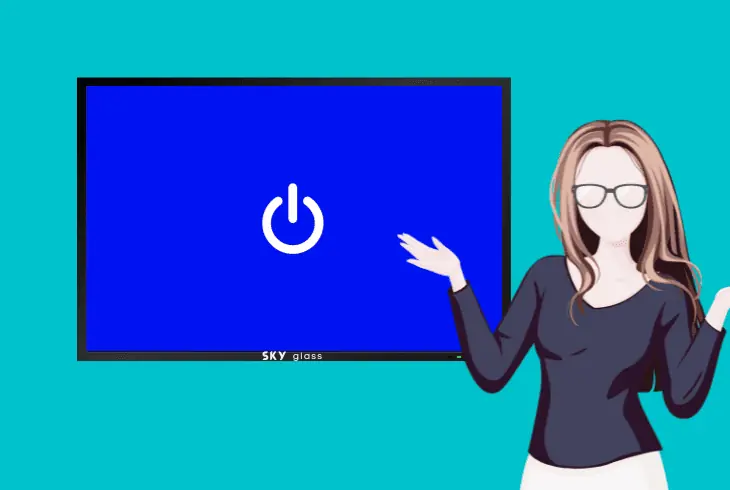 why won't my sky glass tv start