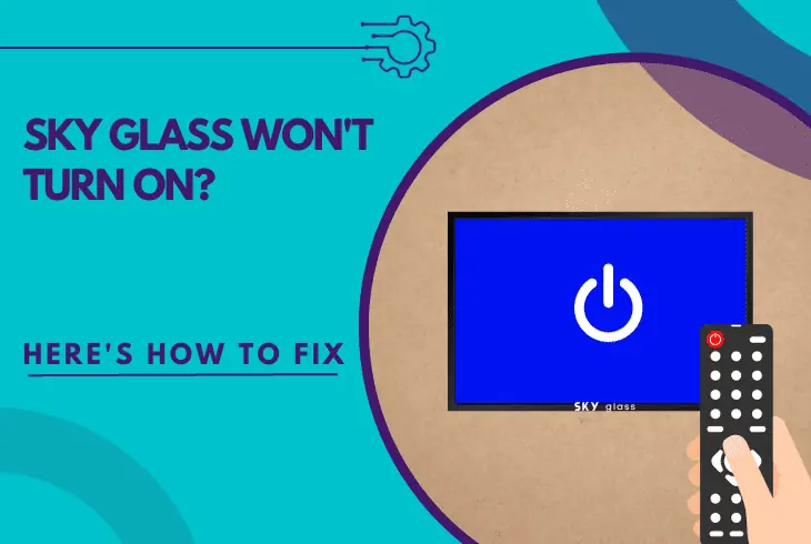 sky glass won't turn on