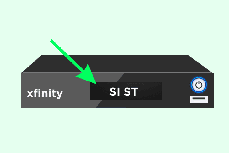 meaning of xfinity cable box si st