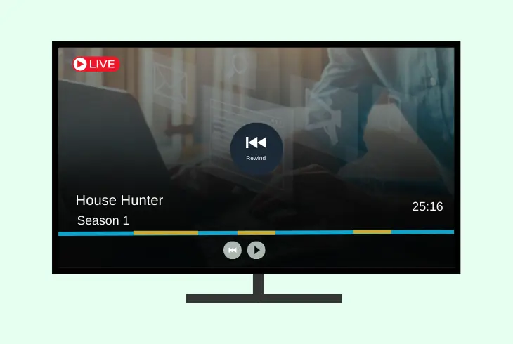 rewind live tv on xfinity stream