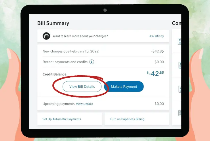 adjust your final bills