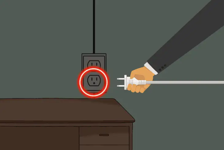 test the box’s electrical source