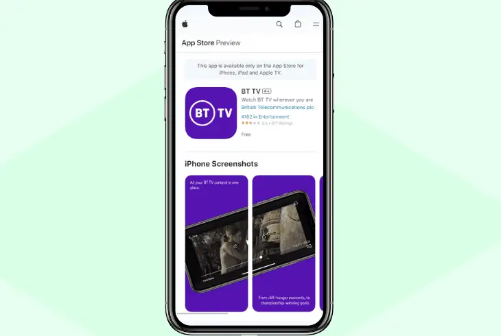 reinstall your bt mobile application