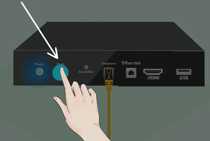 factory reset bt openreach modem