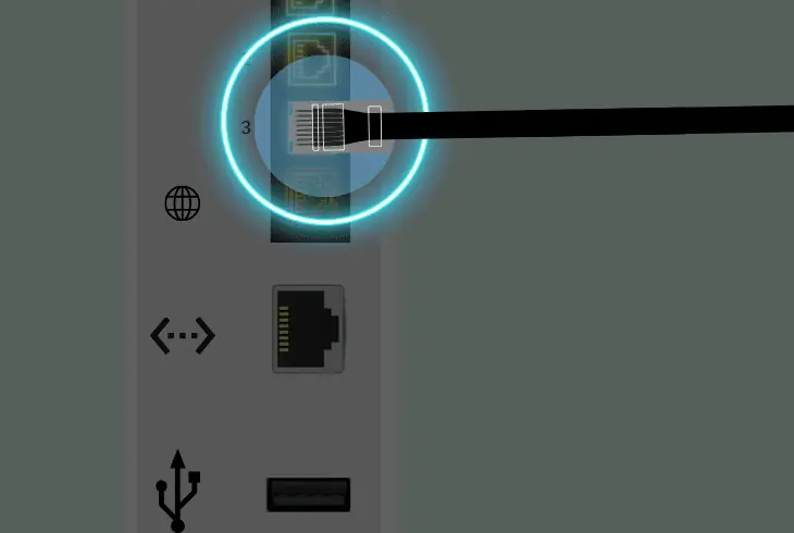 check the cable connections