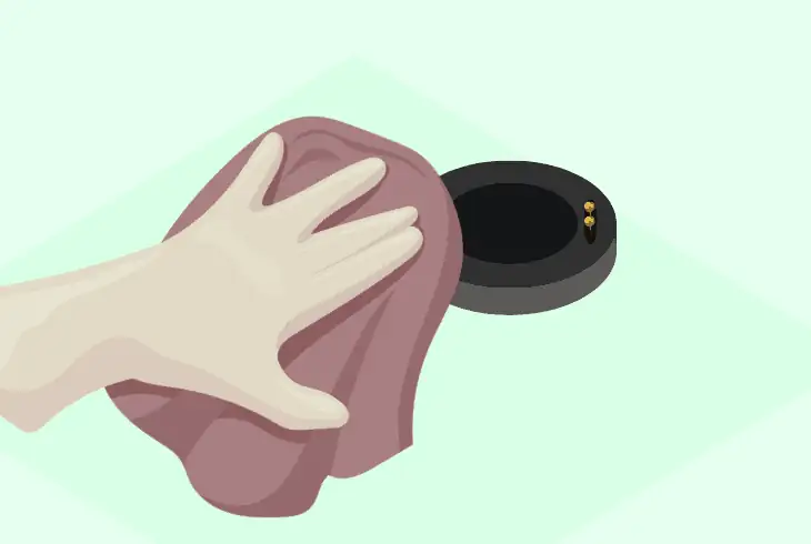 clean the wireless charging pad