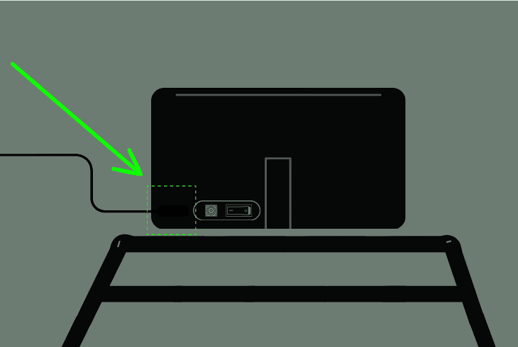 inspect the screen connections