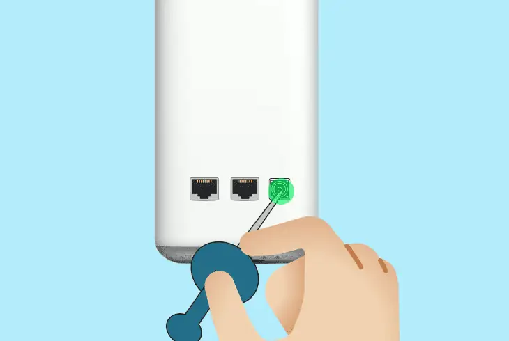 restore the xfi gateway to defaults