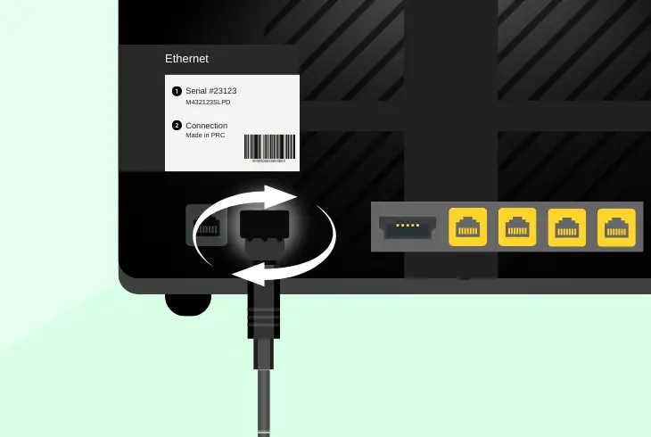 connect the hub in a different outlet