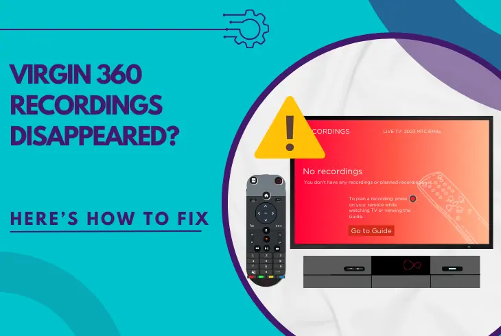 virgin 360 recordings disappeared