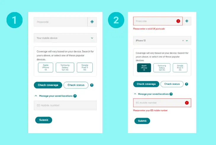 check for ee network outages