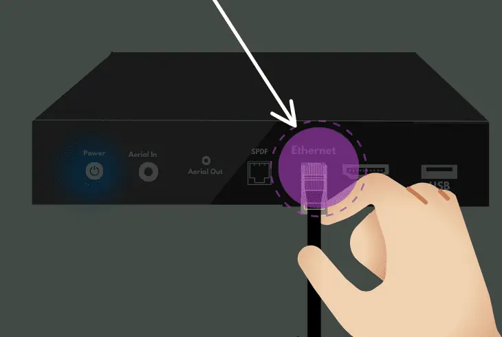reconnect the ethernet cable link